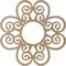 Ekena Millwork Cohen Wood Fretwork Pierced Ceiling Medallion, Birch, 32"OD x 11"ID x 1/4"T CMWP32X32X0250COBI - alternate 2